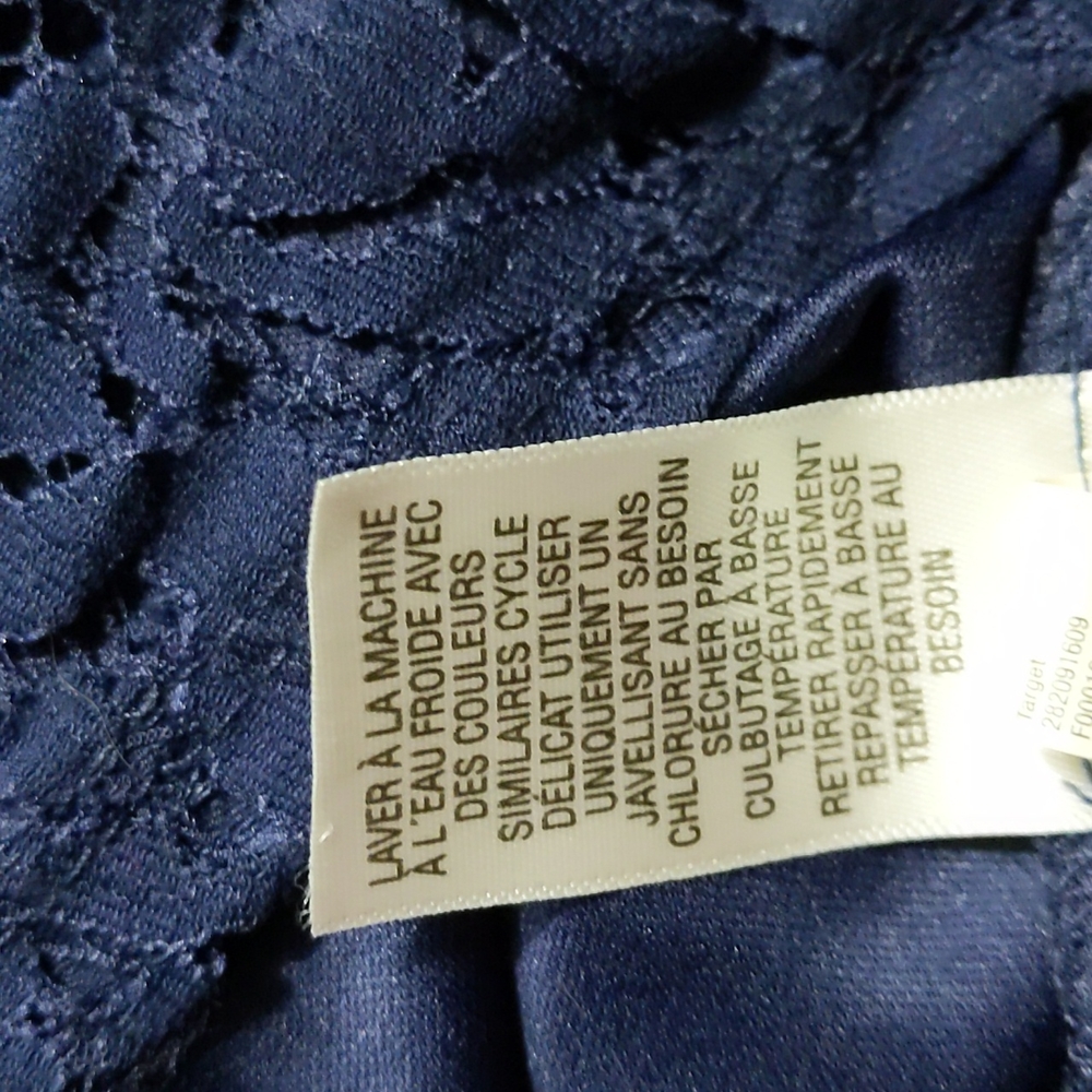 Lace navy blue dress - Picture 9 of 9